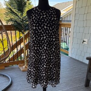 Calvin Klein | A- Line Sleeveless Polka Dot Dress